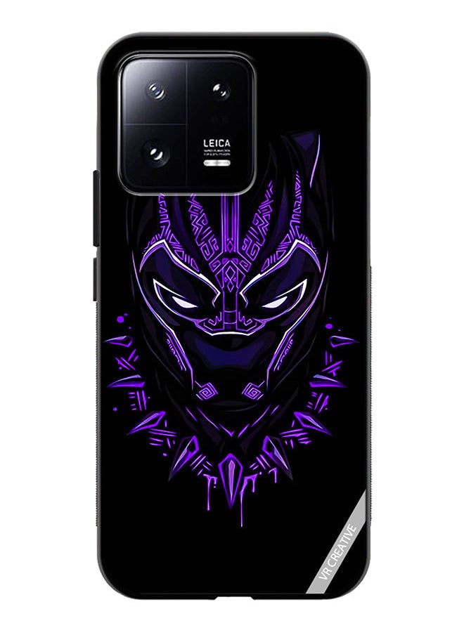 VR CREATIVE - Protective Case Cover For Xiaomi 13 Black Panther Design Multicolour - Image 1
