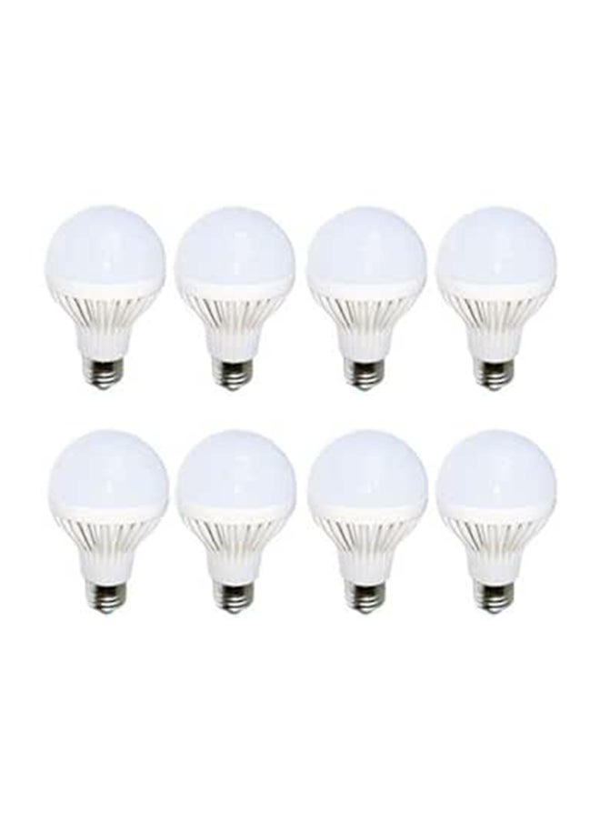Generic 8 Piece LED Lamps White 7 W 