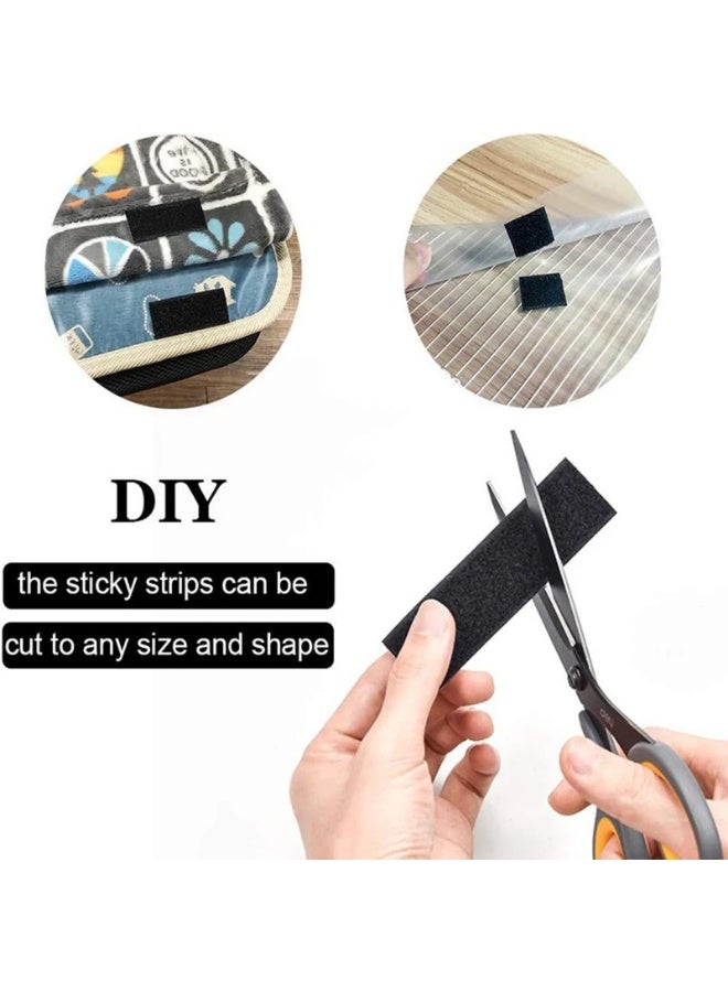 20 PCS  Self-Adhesive Hook and Loop Fastener Tape Dot Double-Sided Adhesive Tape Nylon Sticker With Strong Glue For Home Office - Image 5