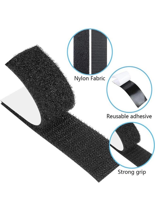 20 PCS  Self-Adhesive Hook and Loop Fastener Tape Dot Double-Sided Adhesive Tape Nylon Sticker With Strong Glue For Home Office - Image 2