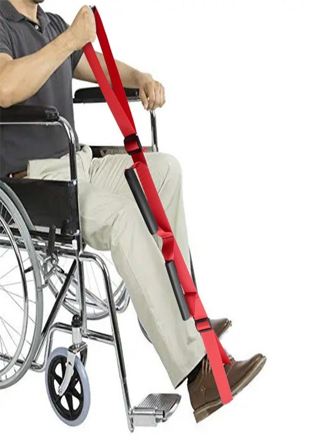 Generic Leg Lifter Strap Foot Lifter Hand Grip Mobility Lift Leg Raiser Aids for Elderly Handicap Disability Pediatrics Mobility Aids for Wheelchair Bed Car Couch Hip Knee Replacement  - Image 2