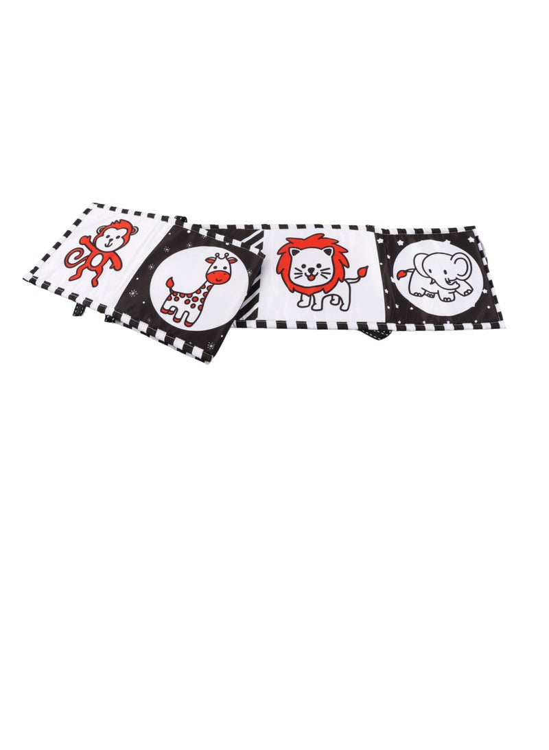 فيلوز سرير محيطي من القماش كتاب لعبة طفل لعبة التعليم المبكر نماذج للحيوانات - Image 3