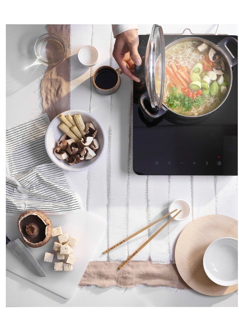 ANNONS Pot with Lid, Glass/Stainless Steel, 2.8 L - Image 4