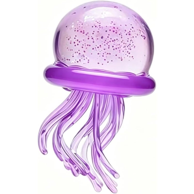 Jellyfish Squeeze Toys, Malt Sugar Balls , Sensory Toy with a Super Solid Squish for Adult, Squishy Ultra Squishy and Moldable Slow Rise (Purple) - Image 1