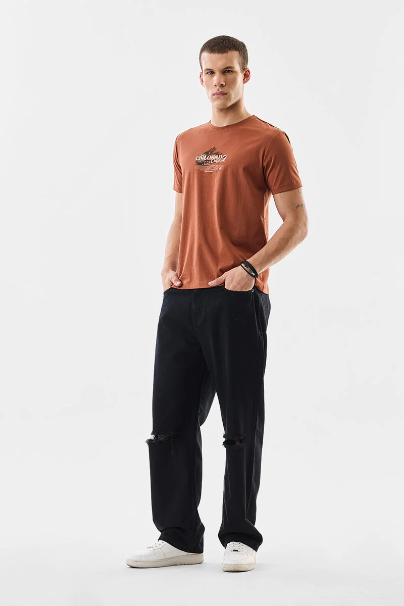 SNITCH  Knee Rip Baggy Jeans for Men | Best Price UAE