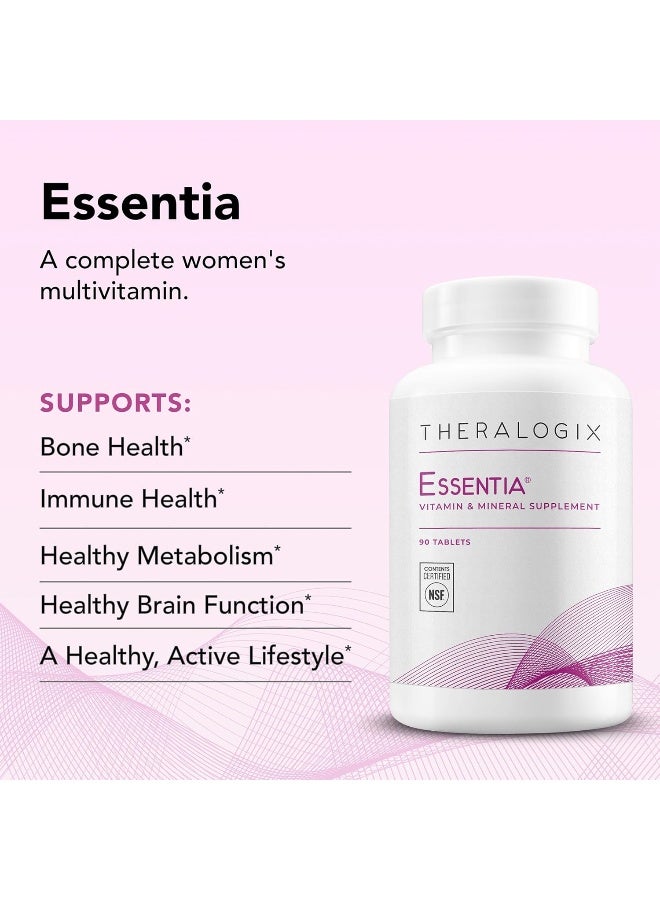 Theralogix Essentia Daily Multivitamin for Women with Iron - Image 2