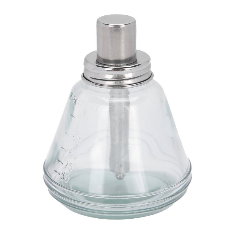 Refillable Pump Bottle: 1Pc Anti-Corrosion Aluminum Core Pump With Scale - Closed Valve Design Anti-Static Liquid Pump Dispenser For Nail Art Salon Home Maintenance - Image 2