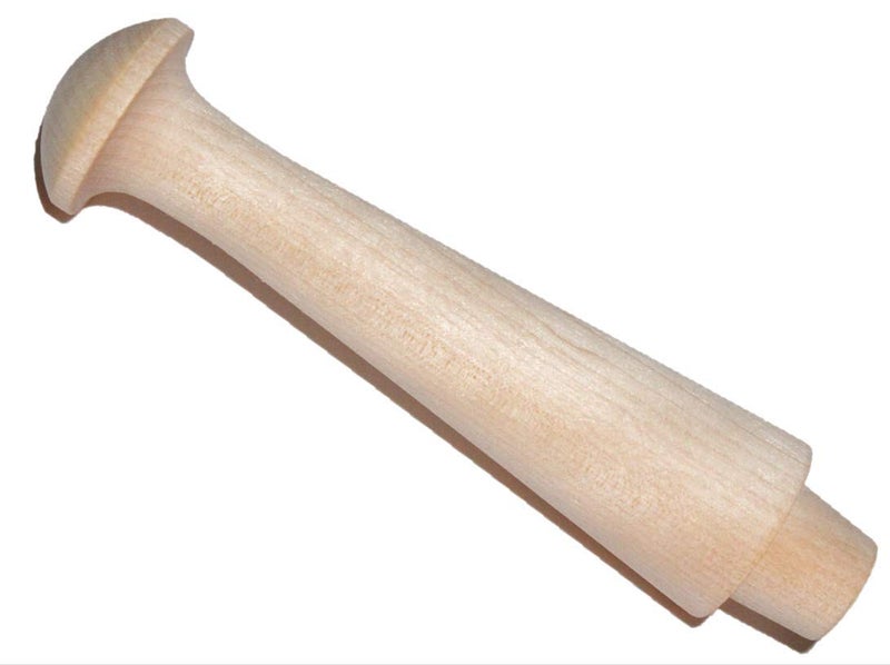 Jumbo Extra Large Shaker Pegs  Unfinished Hardwood Sanded Smooth Perfect for Hanging  514 Inch Length with 58 Inch Tenon 8Pack  Balsam Point Workshop