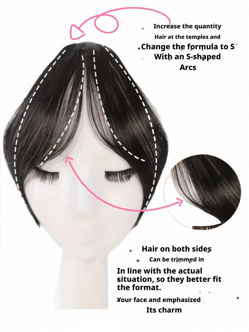 موموبي غرة شعر مستعار نسائي بأسلوب رومانسي فرنسي - Image 5