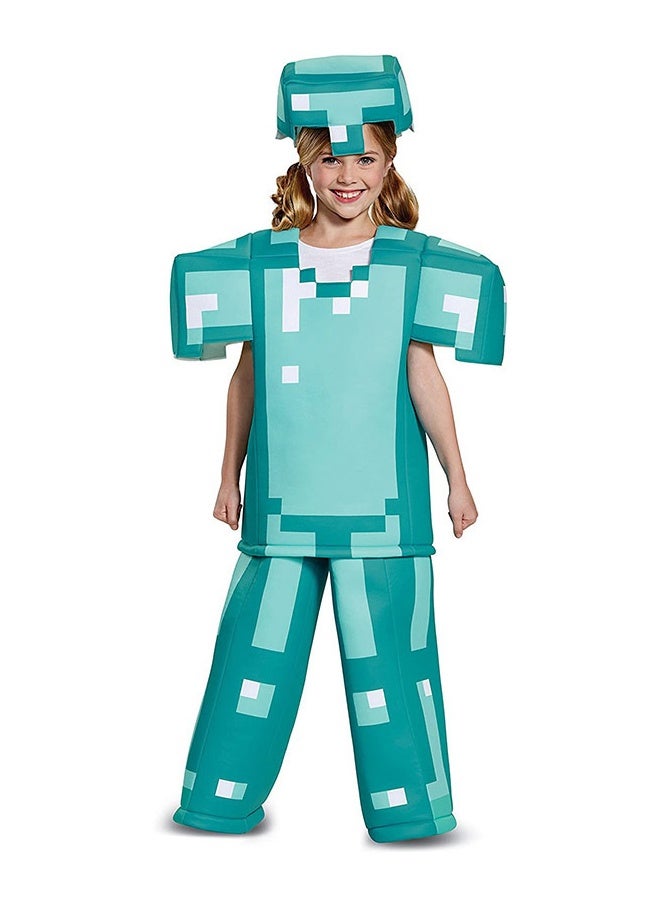 Halamodo Kids Armor Deluxe Halloween Costume - Knight Armor Set with Helmet, Chest Plate & Accessories, Role Play Costume for Boys & Girls Perfect for Halloween, Costume Parties, Dress-Up Adventures - Image 1