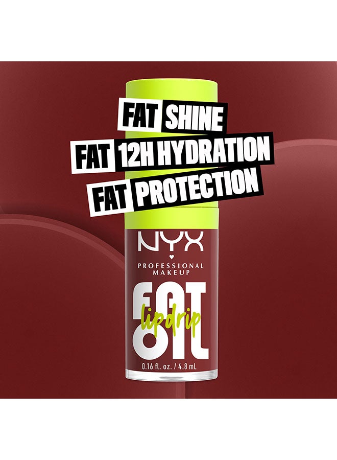 NYX PROFESSIONAL MAKEUP Fat Oil Lip Drip, Moisturizing, Shiny, Vegan Tinted Lip Gloss, Non-Sticky Finish, 12H Hydration - SPRINKLE SPRINKLE - Image 3