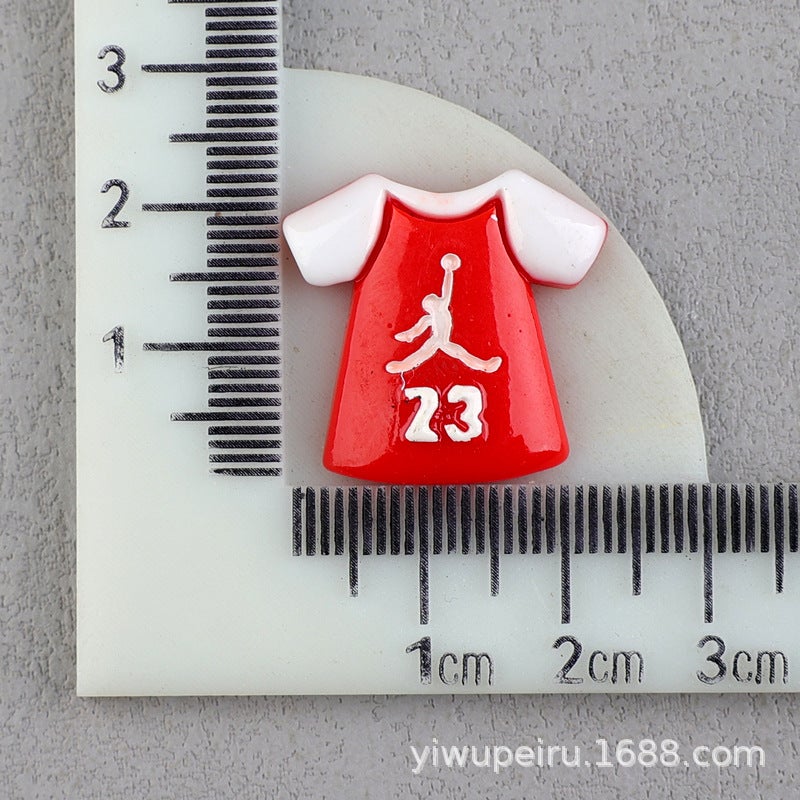 Generic Basketball Soccer Jersey Cap Resin DIY Accessories Jersey 