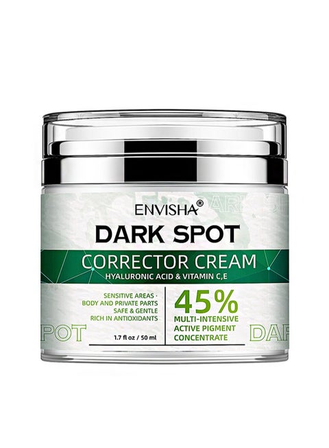 Daek Spot Corrector Cream Dark Spot Remover for Face Dark Spot Corrector Cream Sun Spot Melasma Freckle Age spot Removal for Women and Men Improves Hyperpigmentation（50ml）
