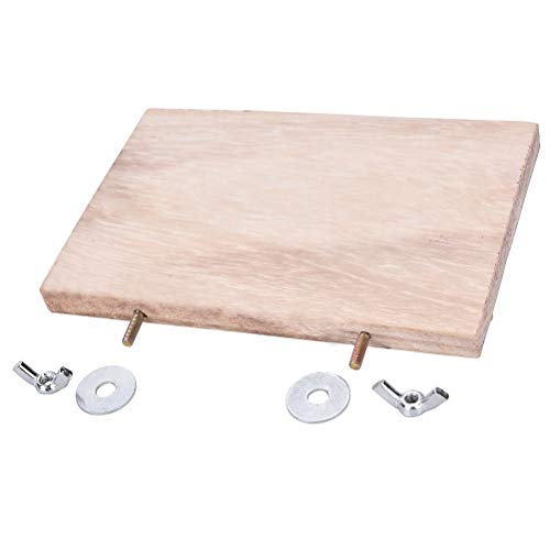 CoscosX Parrot Cage Perch,Wooden Platform Stand,Cage Perches,Tree Springboard,Corner Shelf Laddered,Hanging Swing,Natural Wood Branches for Parakeets Bird Chinchilla Hamster Guinea Squirrel Hedgehog - Image 4