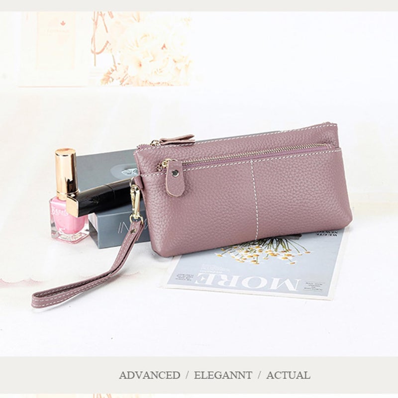 Women's Large Capacity Zip Around Wallet with Detachable Wristlet - Image 2