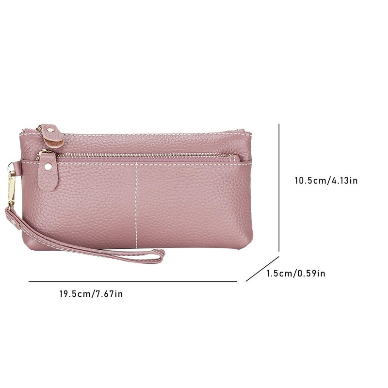 Women's Large Capacity Zip Around Wallet with Detachable Wristlet - Image 4