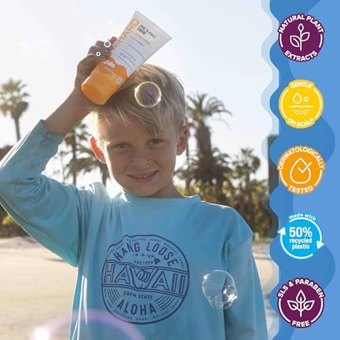 TRIHARD Kids Swim Conditioner, Chlorine Defense Pre and Post Swim Hair Protection from Chlorine, Saltwater, and Hard Water Chemicals, Hydrating Children’s Conditioner for Pool and Ocean - Image 5