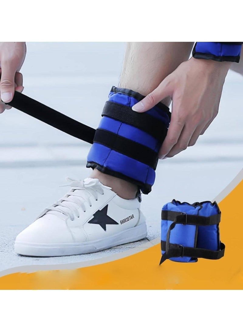 Scrolls Ankle & Wrist Weights 6kg X 2pcs Wrist Ankle Weights Resistance Strength Training Exercise Bracelets Straps Gym Fitness Yoga for Running Fitness Strength Training - Image 2