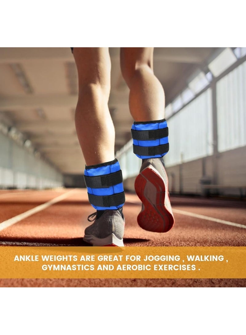 Scrolls Ankle & Wrist Weights 6kg X 2pcs Wrist Ankle Weights Resistance Strength Training Exercise Bracelets Straps Gym Fitness Yoga for Running Fitness Strength Training - Image 5