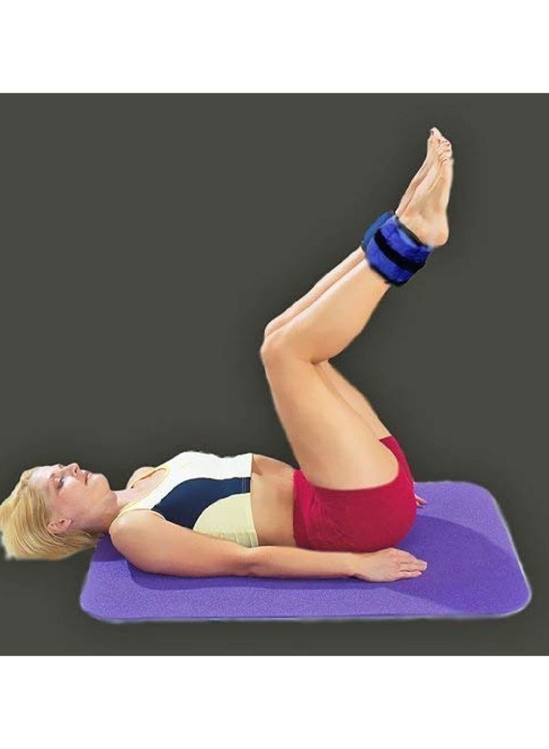 Scrolls Ankle & Wrist Weights 6kg X 2pcs Wrist Ankle Weights Resistance Strength Training Exercise Bracelets Straps Gym Fitness Yoga for Running Fitness Strength Training - Image 4