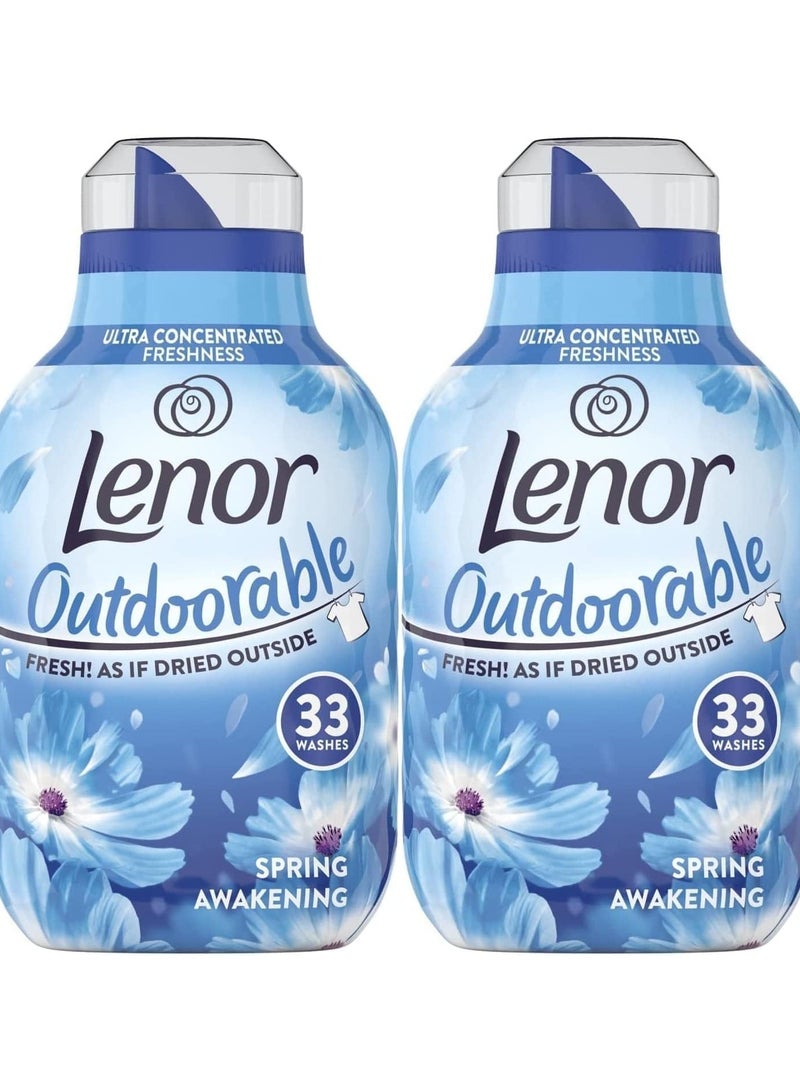 منعم أقمشة لينور للاستخدام الخارجي، عبوة من قطعتين