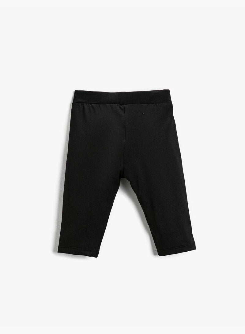 KOTON Slogan Printed Leggings - Image 2