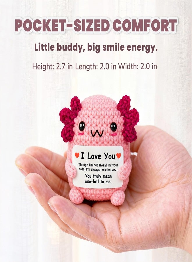 Krinisou I Love You Gifts for Girlfriend Boyfriend, Long Distance Relationship Axolotl Gifts, Small Cute Romantic Anniversary Birthday Valentine’s Day Presents for Couple - Image 3