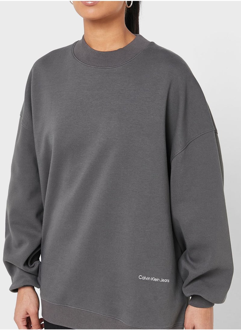 Calvin Klein Jeans - Crew Neck Knitted Sweatshirt - Image 1