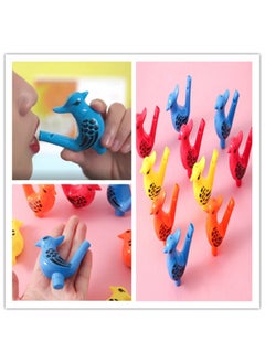 Generic Children's Nostalgic Small Toy With Waterbird Whistle Toy Kindergarten Small Gift Musical Instrument Whistle Activity Scanning Code Gift-Color:Color Mixed Hair  - Image 1