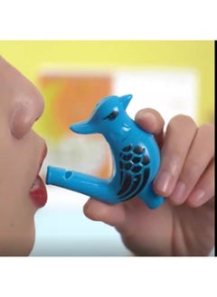 Generic Children's Nostalgic Small Toy With Waterbird Whistle Toy Kindergarten Small Gift Musical Instrument Whistle Activity Scanning Code Gift-Color:Color Mixed Hair  - Image 2
