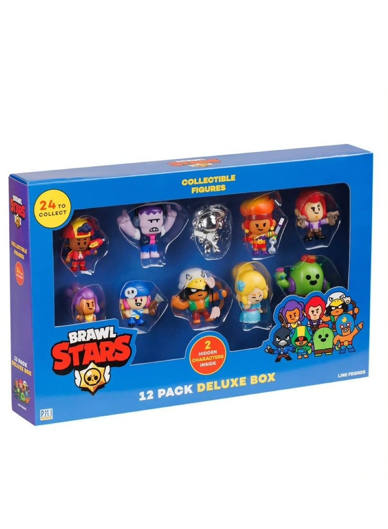Brawl Stars Pack of 12 Figures Duluxe Box S1 With 3 Figures