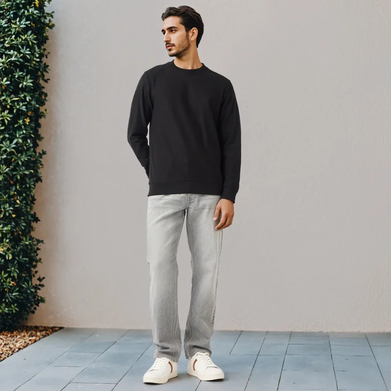 سبلاش فيڤ Herringbone Textured Sweatshirt