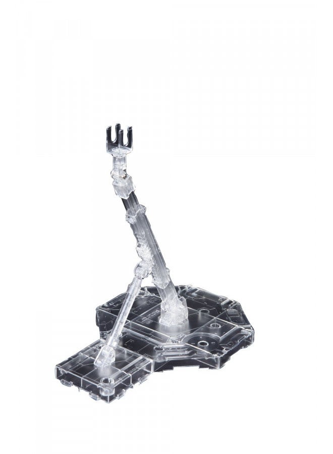 Bandai Hobby Action Base 1 Display Stand (1/100 Scale), Clear (BAN152159) - Image 1
