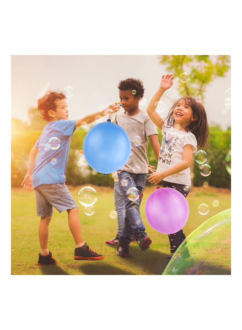 كابتن تيك KASTWAVE 50 Punch Balloons, Party Favors Neon Punching Balloons 18 Inches Assorted Colors Large Punch Balls for Birthday Fun Games Wedding Decoration - Image 3
