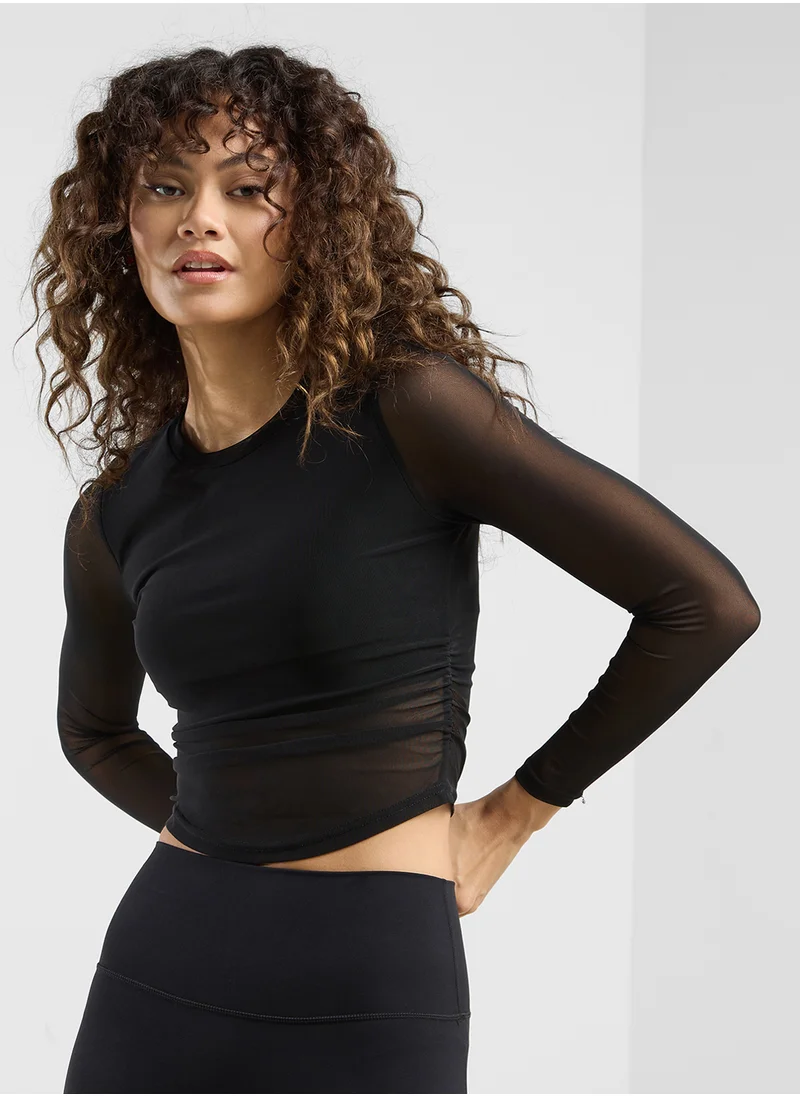 فورورد Sheer Full Sleeves Top