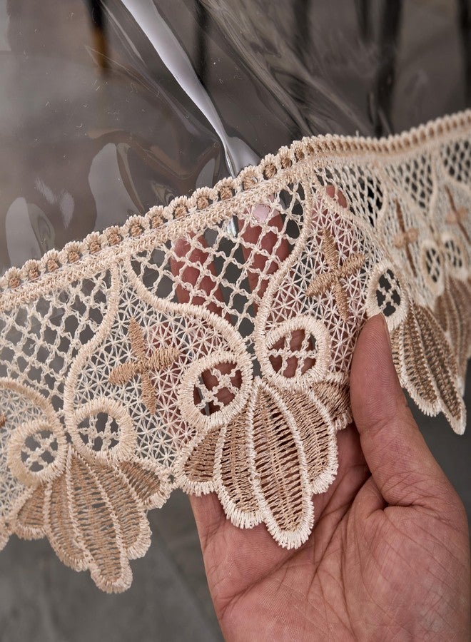 Pioggia غطاء طاولة من الفينيل الشفاف، مقاوم للماء والزيوت، مصنوع من مادة PVC، غطاء طاولة شفاف (مستطيل 60 بوصة × 84 بوصة) - Image 5