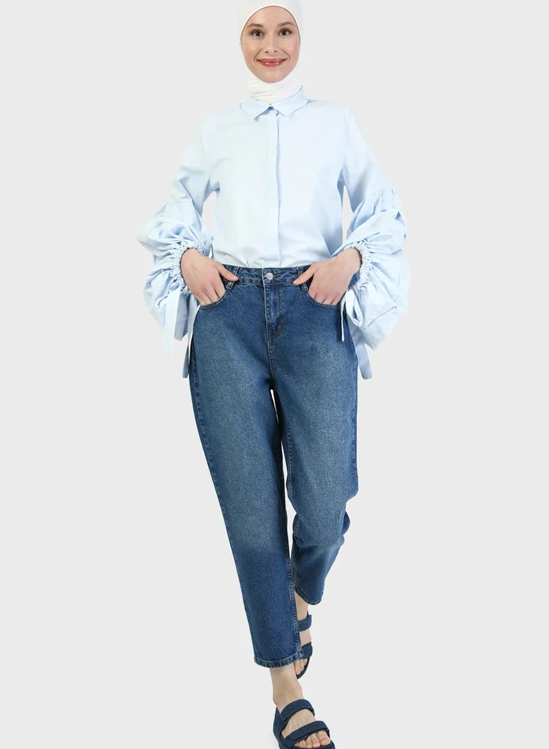 Benin by modanisa High Waist Jeans