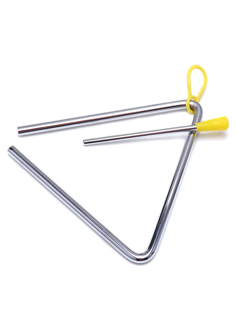 Kids 6in Steel Triangle Musical Instrument, Suitable for Music Education & Fun Playtime - Image 4
