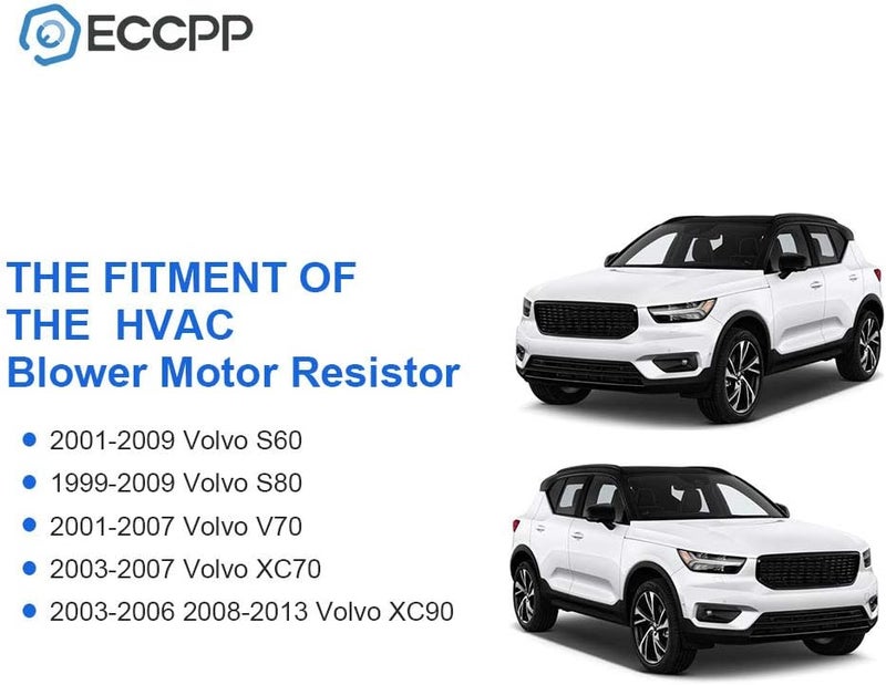 ECCPP Heater Blower Motor Fan Resistor for Volvo Models - Image 3
