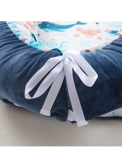 Moro Moro Cotton Baby Nest with Full Zipper – Adjustable & Portable for Newborns  - Image 3