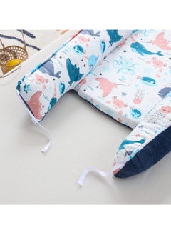 Moro Moro Cotton Baby Nest with Full Zipper – Adjustable & Portable for Newborns  - Image 4