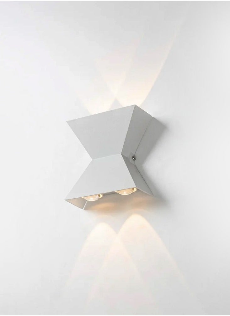 يوكاندل 5قطع من  أبليك سور LED مثلثين 4 لمبات إطار أبيض  - Image 4