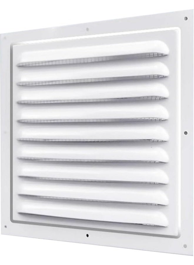 درافل غطاء تهوية معدني من دورافيل، فتحة تهوية مربعة الشكل مقاس 6 بوصات × 6 بوصات، غطاء شبكي، شاشة شبكية مدمجة، فتحات تهوية لأنظمة التدفئة والتهوية وتكييف الهواء للحمام والمكتب المنزلي والمطبخ - Image 1