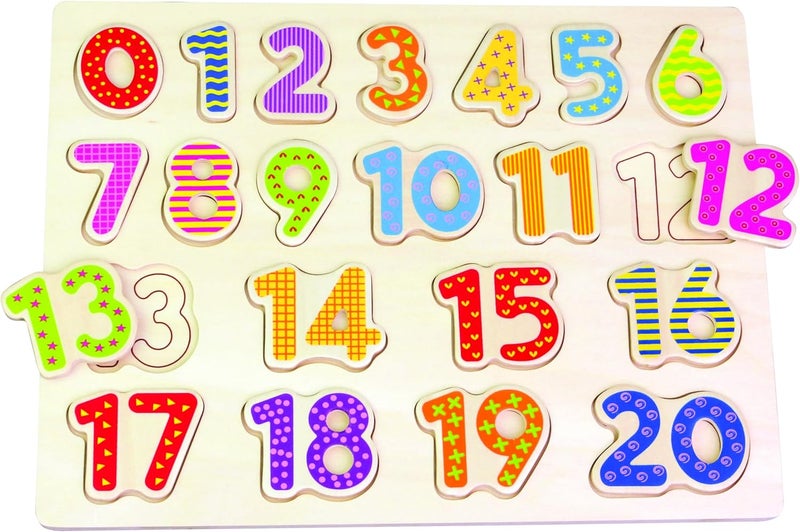 Lelin Wooden Number Board - Educational Toy for Kids