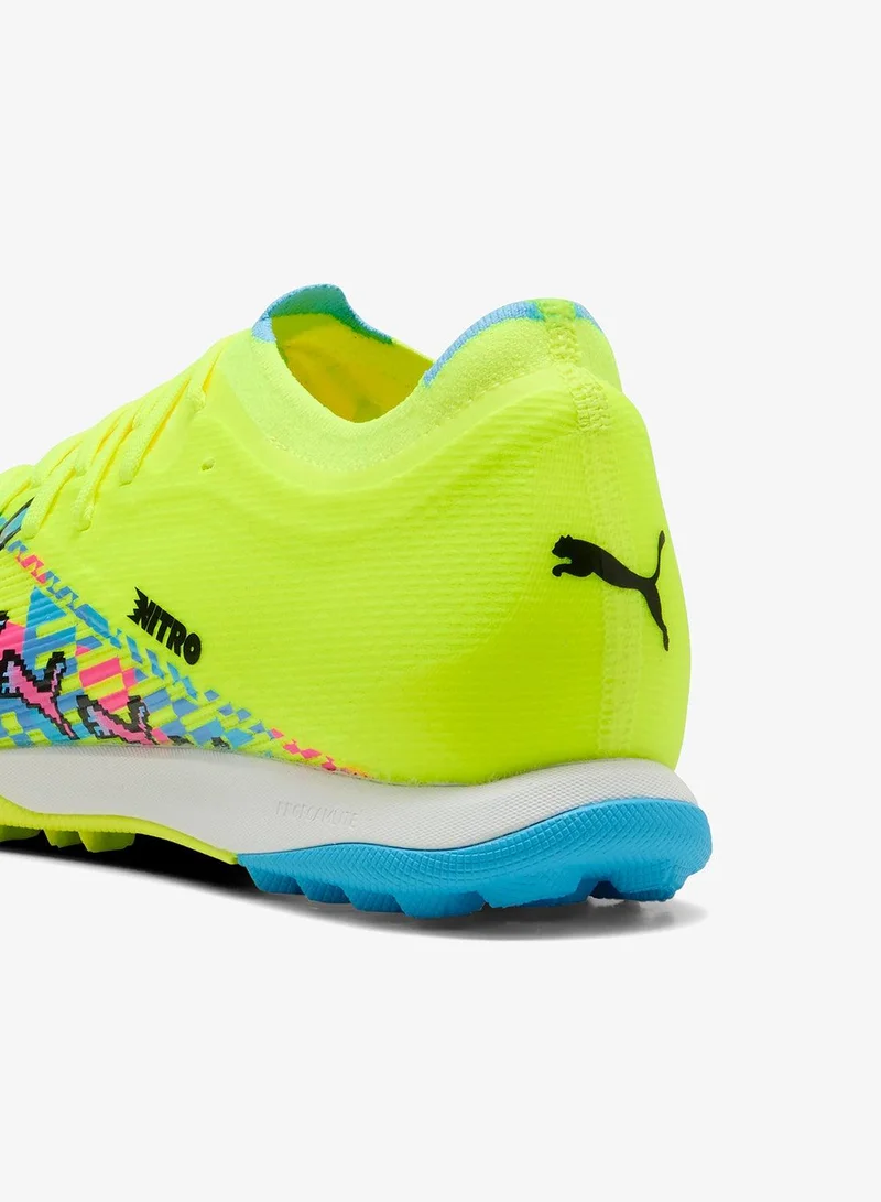 Puma PUMA White-Blue Glimmer-Pink Glimmer-Yellow Alert Ultra Nitro 7 Match Advanced Level Tt for Men | Best Price UAE
