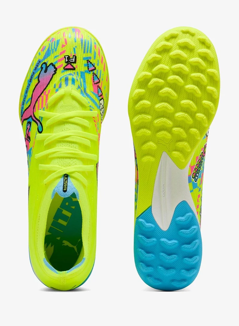 Puma PUMA White-Blue Glimmer-Pink Glimmer-Yellow Alert Ultra Nitro 7 Match Advanced Level Tt for Men | Best Price UAE