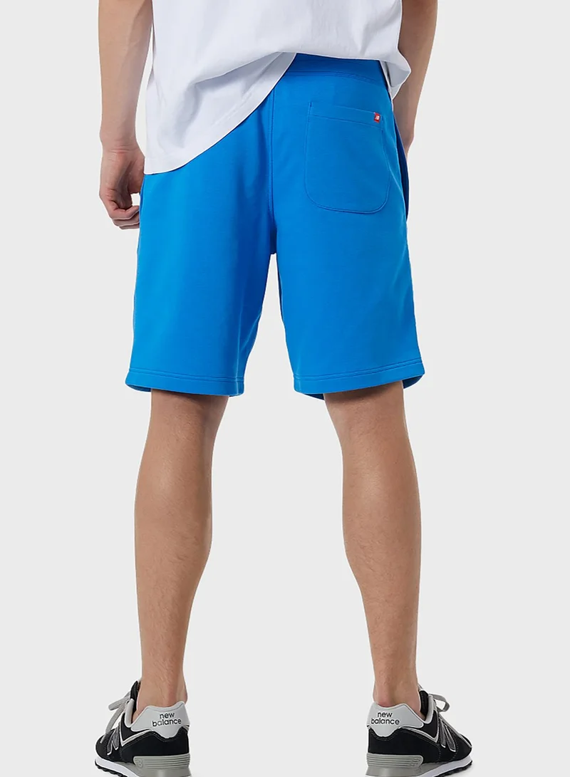 New Balance Essentials Stacked Logo Shorts