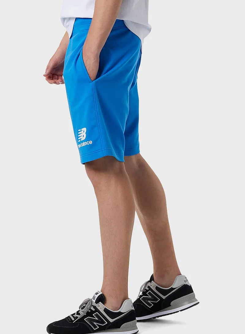 New Balance Essentials Stacked Logo Shorts