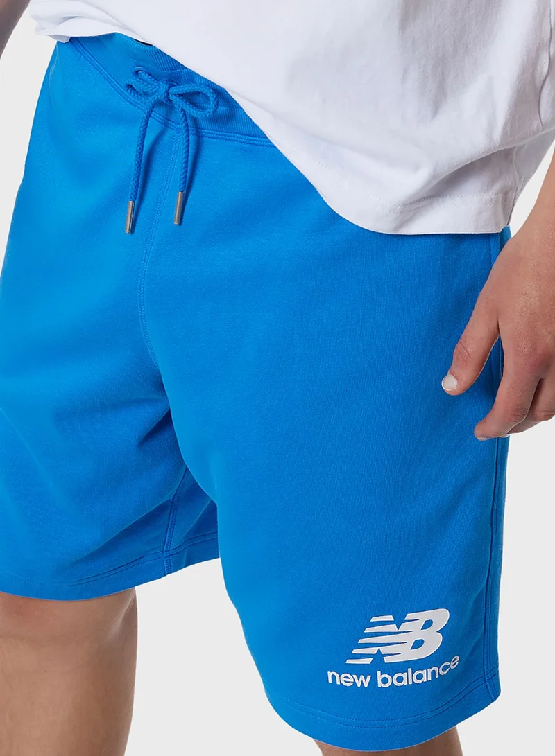 New Balance Essentials Stacked Logo Shorts