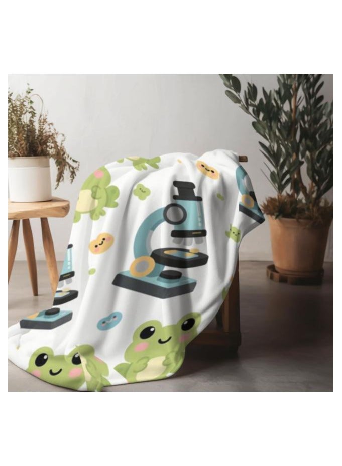 general Flannel thin blanket (warm and comfortable, suitable for sleep, gaming, dust removal and sandproof) 150cm*200cm - 643 - Image 5